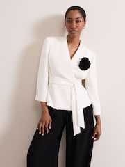Phase Eight Cream Sophin Corsage Jacket - Image 2 of 9