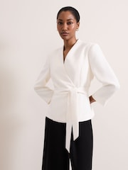 Phase Eight Cream Sophin Corsage Jacket - Image 6 of 9