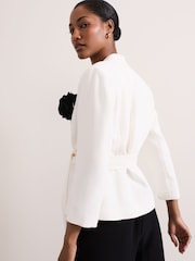 Phase Eight Cream Sophin Corsage Jacket - Image 7 of 9
