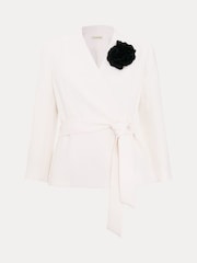 Phase Eight Cream Sophin Corsage Jacket - Image 9 of 9