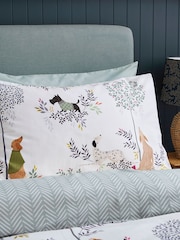 Sara Miller 100% Cotton Dapper Dogs Pussilakana ja tyynyliinasetti - Kuva 2 / 6