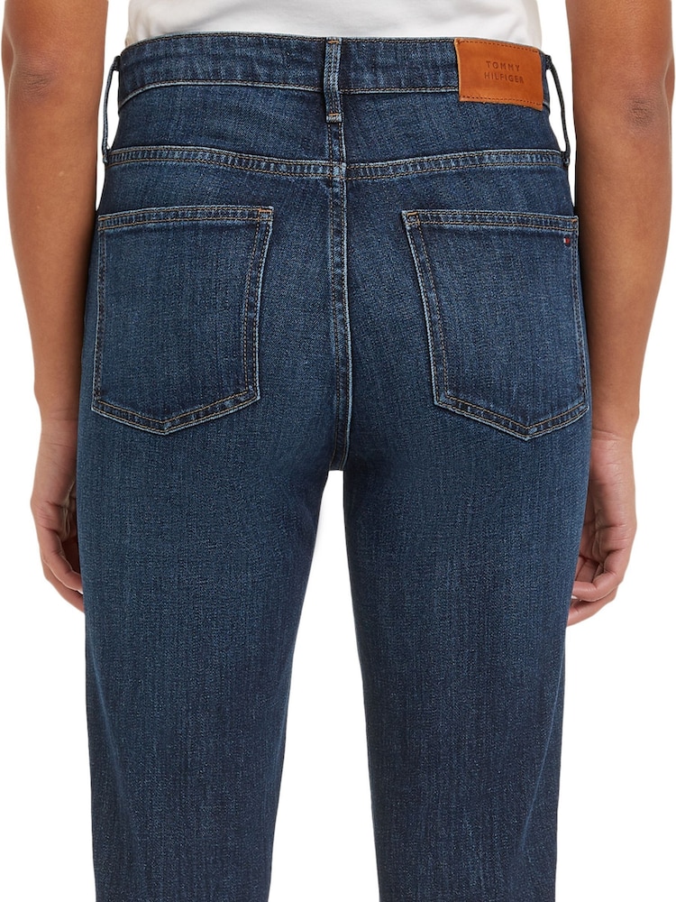 Calvin Klein Blue Mid Rise Bootcut Jeans - Image 2 of 5