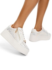 Carvela Connected Zip Trainers - Image 1 of 5