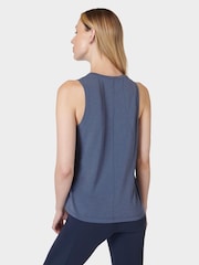 Blau - Sweaty Betty Soft Flow Studio Tanktop - Bild 2 von 7