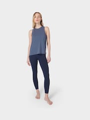 Blau - Sweaty Betty Soft Flow Studio Tanktop - Bild 3 von 7