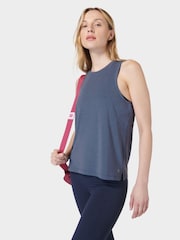 Blau - Sweaty Betty Soft Flow Studio Tanktop - Bild 4 von 7