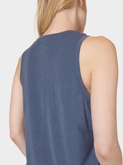 Blau - Sweaty Betty Soft Flow Studio Tanktop - Bild 6 von 7