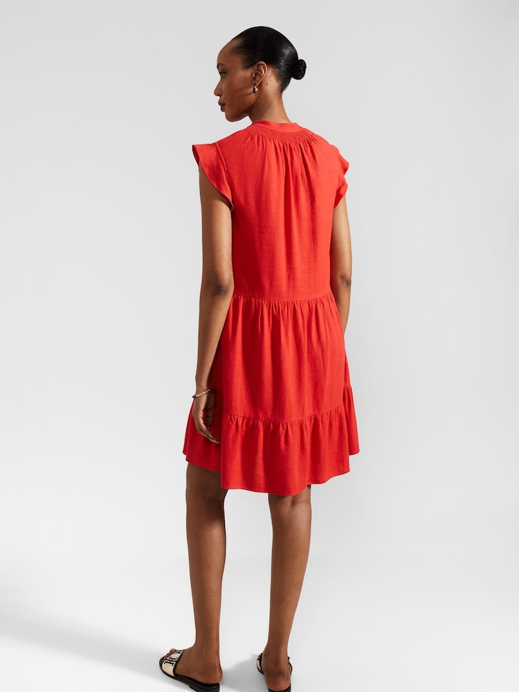 Hobbs Red Estella Dress - Image 2 of 4