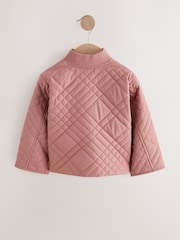 Pink Full Sleeves Quilted Shacket - Image 2 of 4