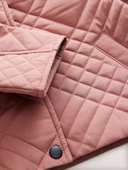 Pink Full Sleeves Quilted Shacket - Image 4 of 4
