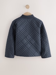 Navy FullSleeves Quilted Shacket - Image 2 of 4