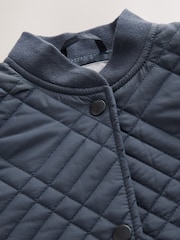 Navy FullSleeves Quilted Shacket - Image 3 of 4