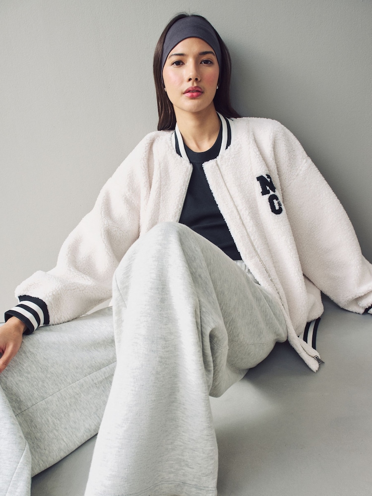 Ecru - Varsity Lounge Jacket - Image 4 of 11