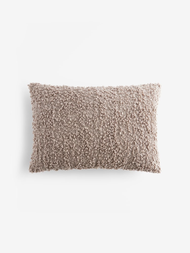 Dark Natural Cosy Texture 40 x 59cm Cushion - Image 3 of 5