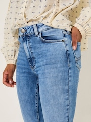 FatFace Harlow Light Vintage Blue Highwaist Skinny Jeans - Image 5 of 7