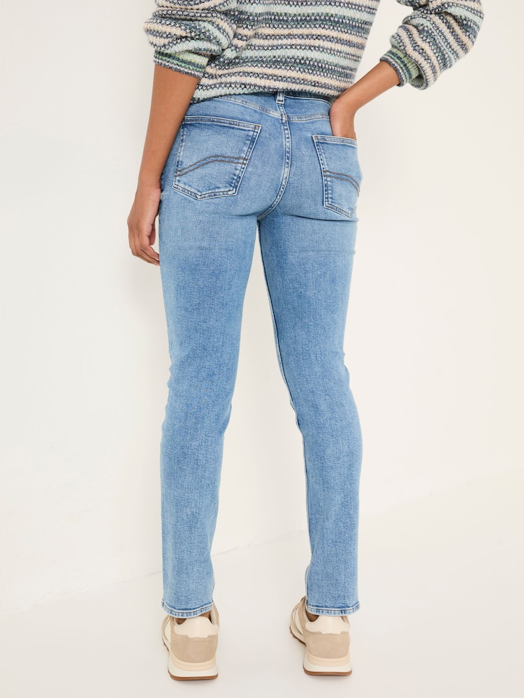 FatFace Sway Light Vintage Blue Slim Jeans - Image 2 of 7