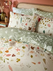 Clarissa Hulse Set of 2 Autumn Woodland Walk 100% Cotton Pillowcases - Image 1 of 4