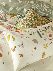Clarissa Hulse Set of 2 Autumn Woodland Walk 100% Cotton Pillowcases - Image 2 of 4