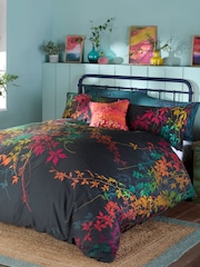 Clarissa Hulse Jewel Virginia Creeper 100% Cotton Duvet Cover and Pillowcase Set - Image 1 of 9