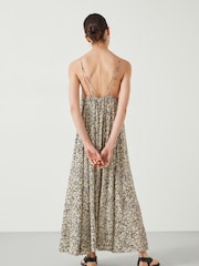 Hush Natural Aja Gathered Maxi Dress - Image 4 of 6