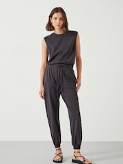 Hush Black Aylen Jersey Jumpsuit - Image 1 of 5