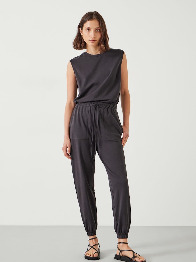 Hush Black Aylen Jersey Jumpsuit - Image 1 of 5