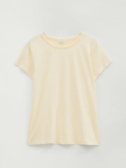 Hush Yellow Slim Fit 100% Cotton Crew T-Shirt - Image 5 of 5