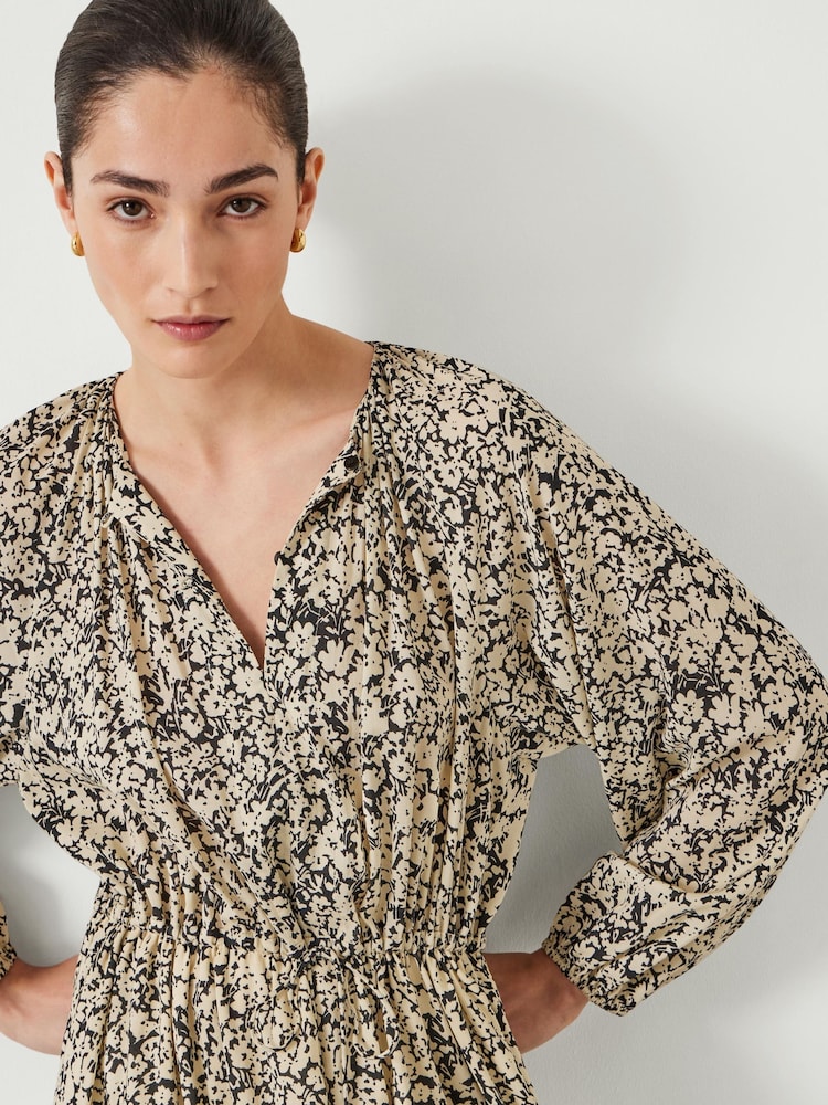 Hush Brown Sara Gathered Mini Dress - Image 2 of 5