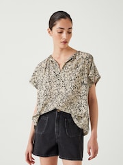 Hush Natural Taz Short Sleeve Blouse - Image 1 of 5
