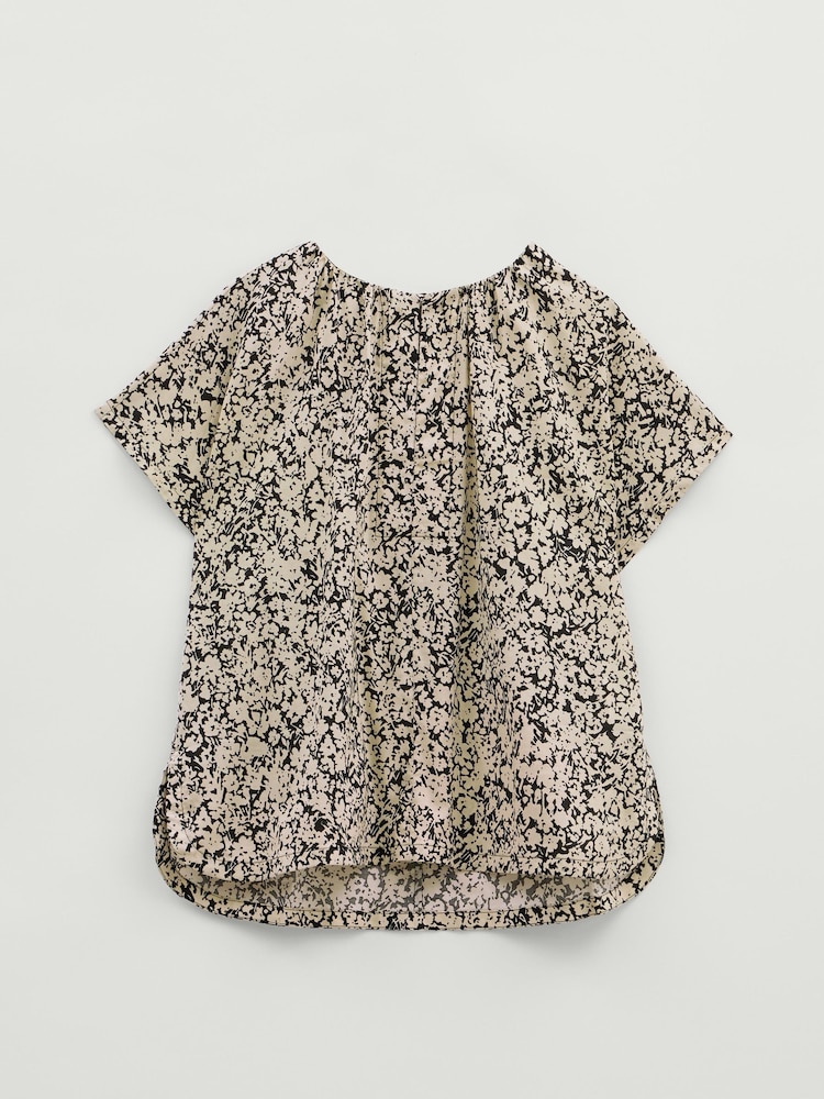 Hush Natural Taz Short Sleeve Blouse - Image 5 of 5