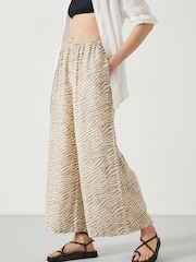 Hush Animal Melissa Linen Blend Wide Leg Trousers - Image 2 of 5