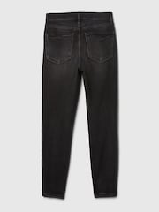 Black High Waisted Ankle Length Vintage Slim Jeans - Image 7 of 9