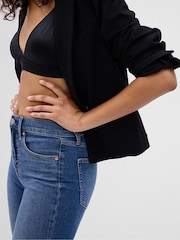 Gap Mid Blue High Waisted True Stretch Skinny Jeans - Image 3 of 4