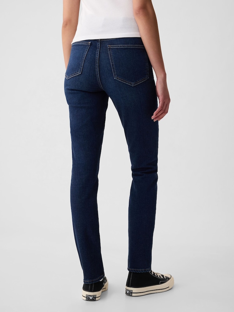 Gap Blue High Waisted Ankle Length Vintage Slim Jeans - Image 2 of 7