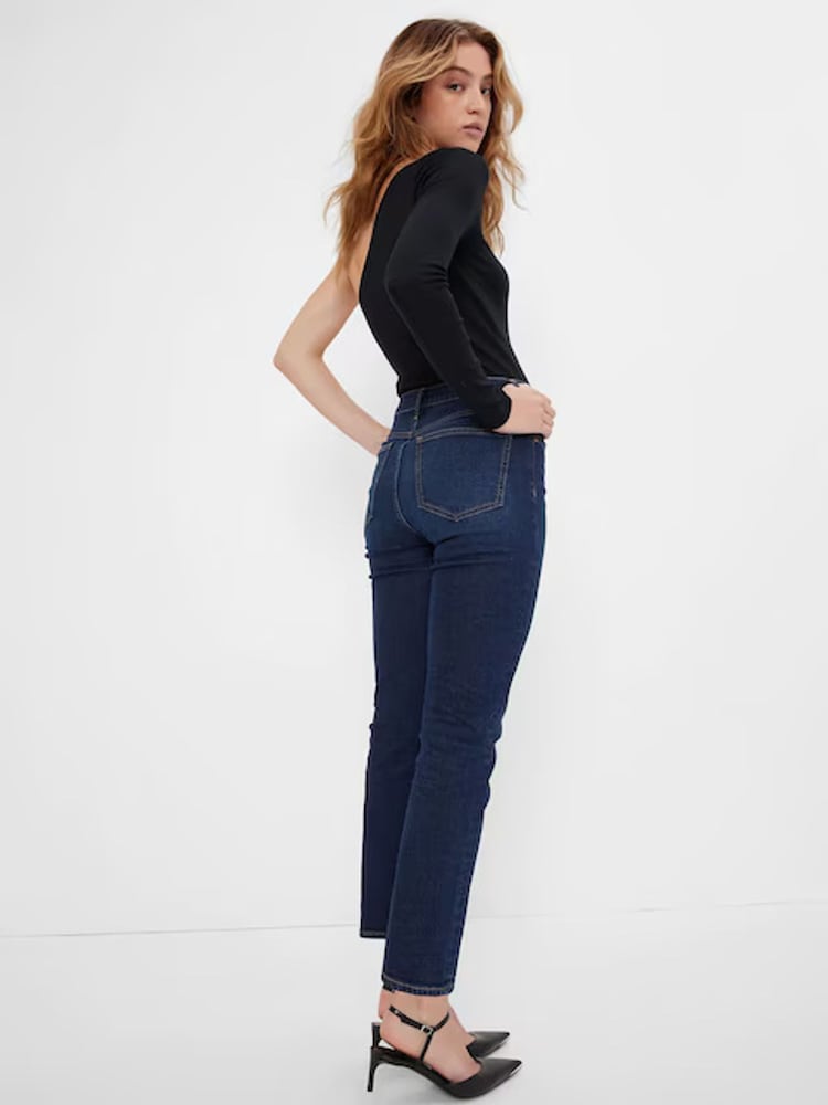 Gap Blue High Waisted Ankle Length Vintage Slim Jeans - Image 7 of 7