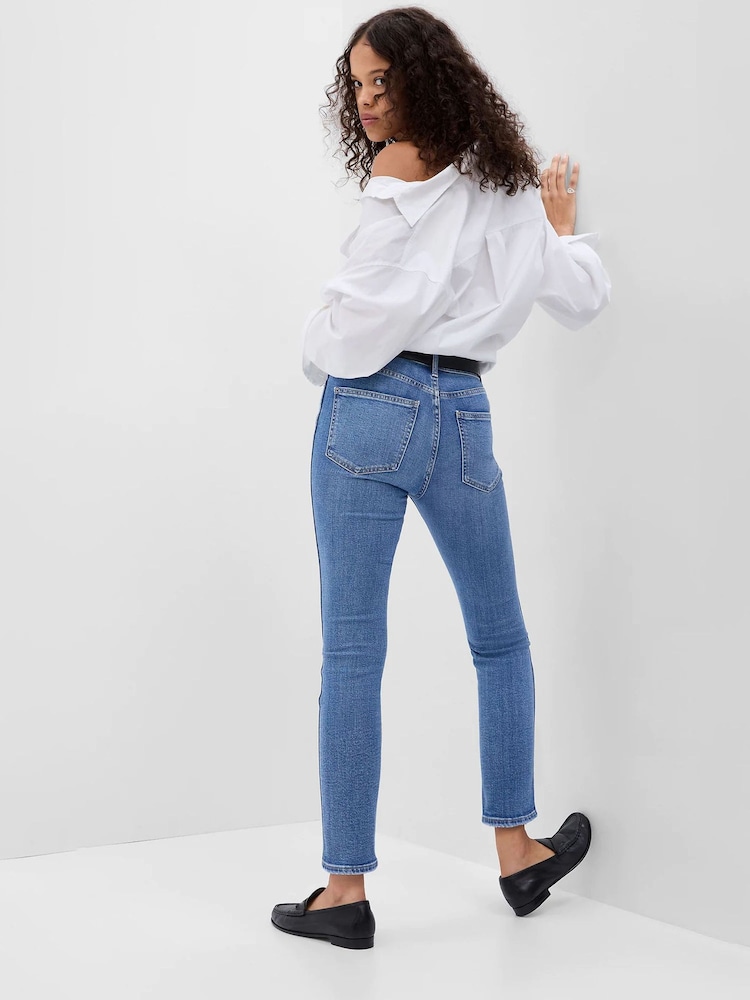 Gap – knöchellange Vintage-Slim-Fit-Jeans mit hoher Taille - Bild 2 von 12 Gap – knöchellange Vintage-Slim-Fit-Jeans mit hoher Taille - Bild 2 von 12