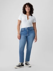 Gap Blue High Waisted Ankle Length Vintage Slim Jeans - Image 8 of 12