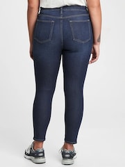Gap Dark Wash Blue High Waisted Classic Jeggings - Image 5 of 9