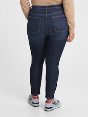 Gap Dark Wash Blue High Waisted Classic Jeggings - Image 7 of 9