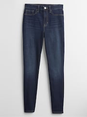 Gap Dark Wash Blue High Waisted Classic Jeggings - Image 8 of 9