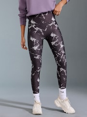 Black/White Power Active Sports Leggings - Image 2 of 8