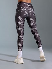 Black/White Power Active Sports Leggings - Image 3 of 8