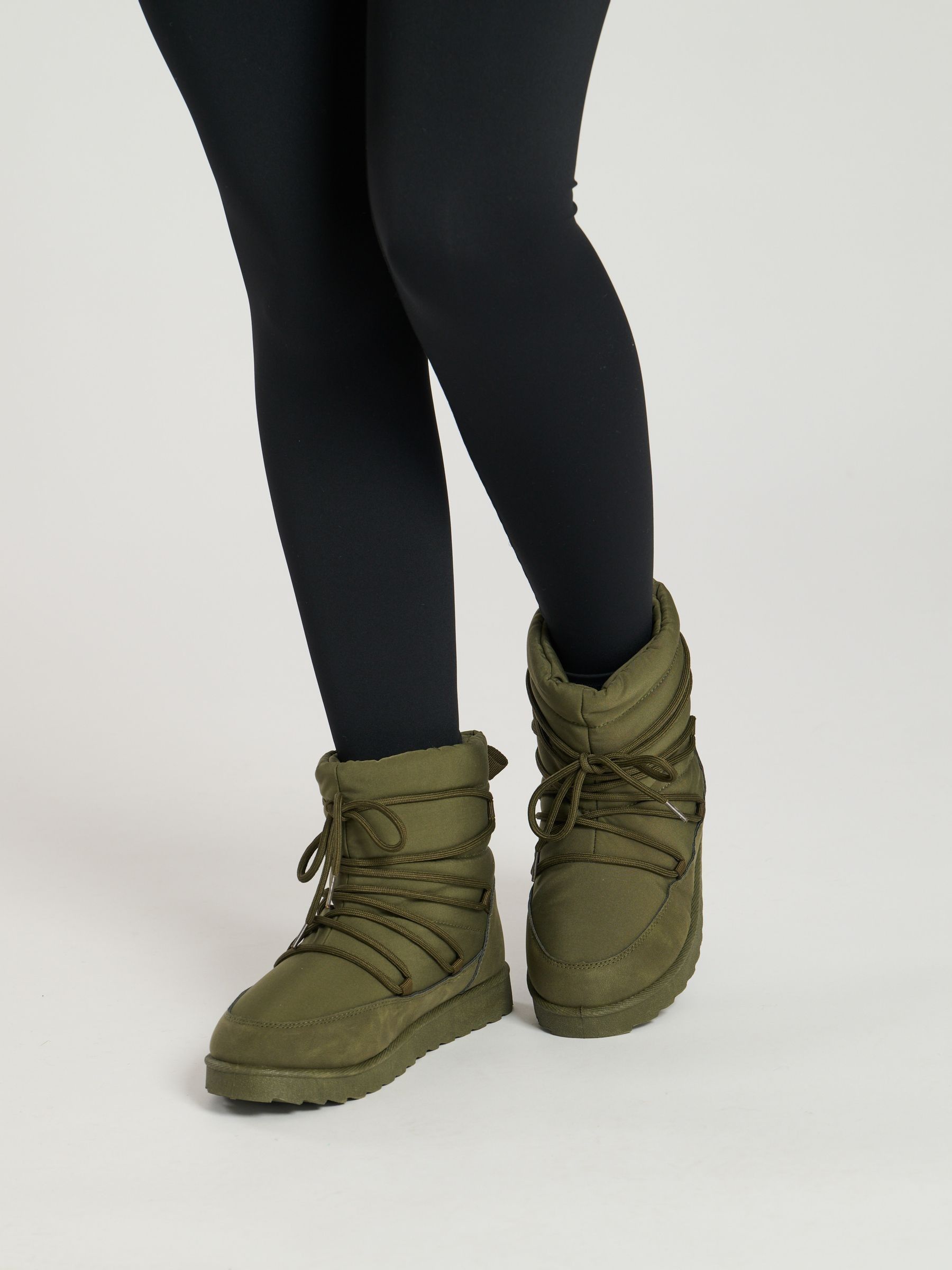 Buy South Beach Green Lace Up Mini Boots from Next USA