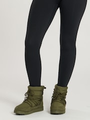 South Beach Green Lace Up Mini Boots - Image 3 of 4