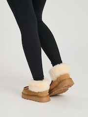 South Beach Brown Zip Up Ankle Boots - Image 2 of 6