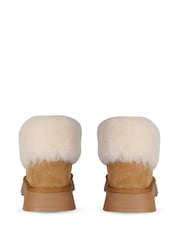 South Beach Brown Zip Up Ankle Boots - Image 4 of 6