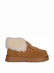 South Beach Brown Zip Up Ankle Boots - Image 5 of 6