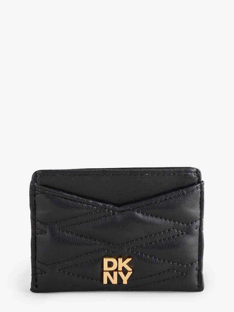DKNY Minna Black Card Holder - Image 1 of 3