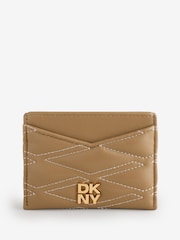 DKNY Minna Brown Card Holder - Image 1 of 3