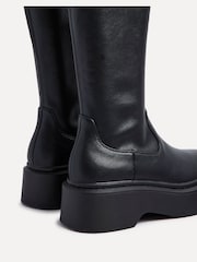 Linzi Black Bruna Platform High Leg Stretch Boots - Image 7 of 7